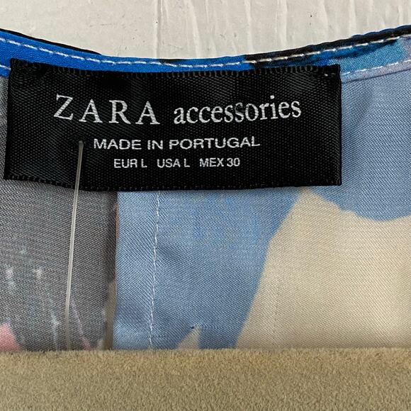 NWT Zara Multicolor Faux Wrap V-Neck Long Sleeve Bodysuit Size Large - Picture 4 of 10